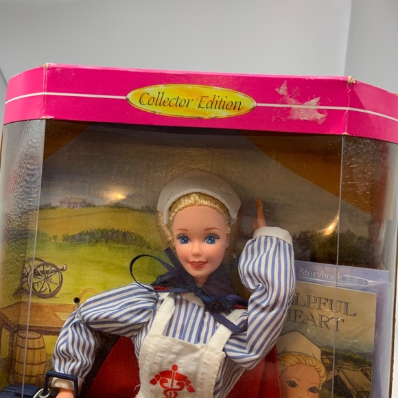 Vintage 1995 Civil War Nurse Barbie American Stories Collection Barbie Sealed - Picture 4 of 13